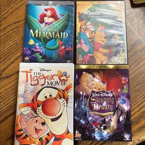Disney DVD Set, Tigger is VHS with Vibrant Covers